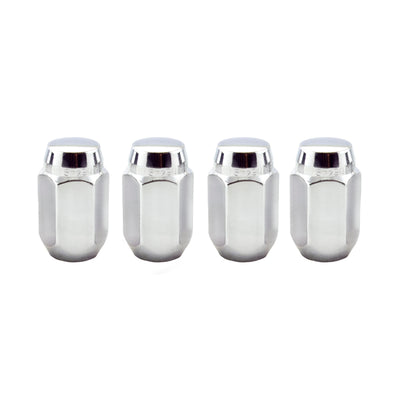 McGard Hex Lug Nut (Cone Seat) 1/2-20 / 13/16 Hex / 1.5in. Length (4-Pack) - Chrome