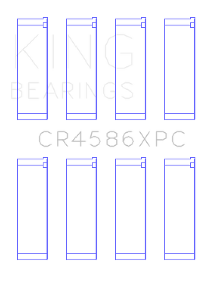 King Mitsubishi 4B11T (Size STD) Performance Coated Rod Bearing Set