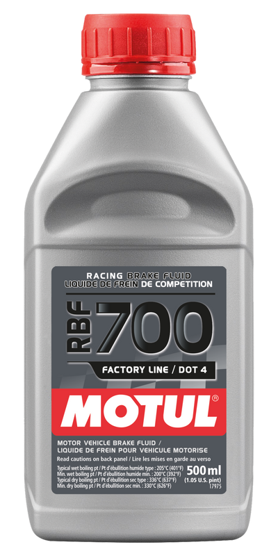 Motul 1/2L Brake Fluid RBF 700 - Racing DOT 4